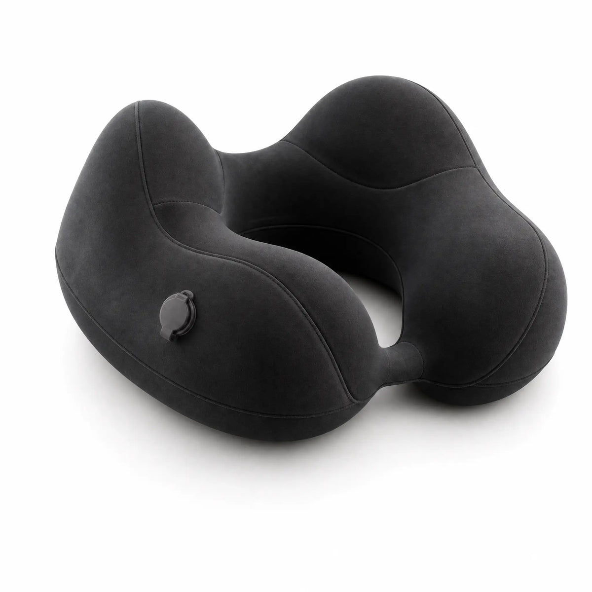 Self-Inflatable Travel Neck Pillow – Adjustable Support with Compact Carry Bag