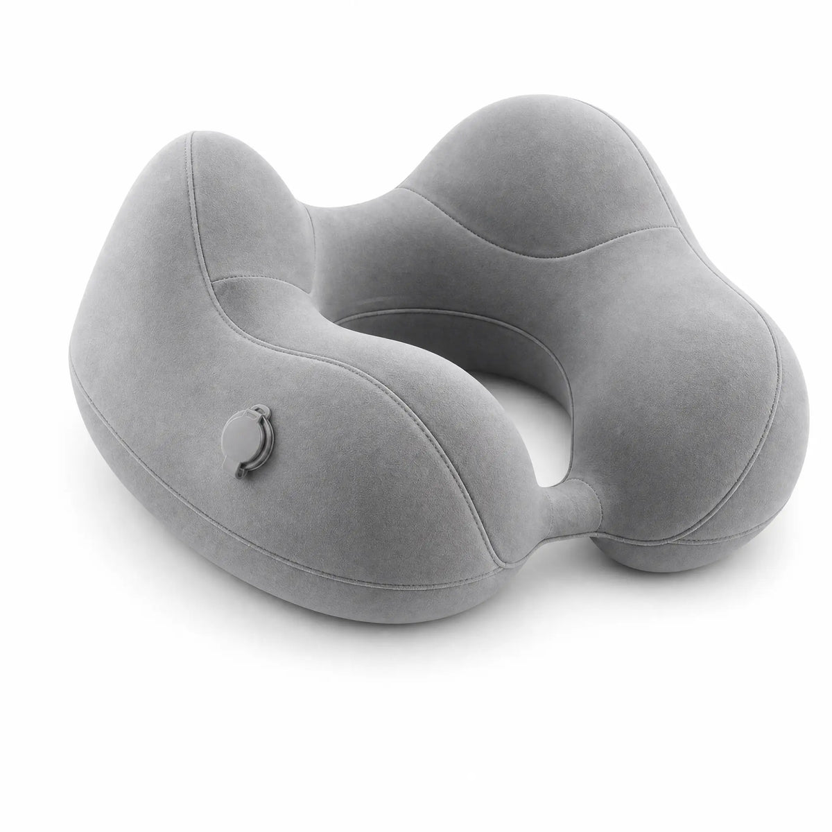 Self-Inflatable Travel Neck Pillow – Adjustable Support with Compact Carry Bag